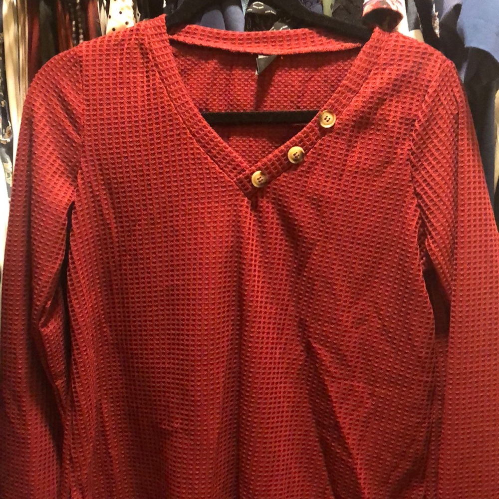 Shein Maroon Maternity shirt